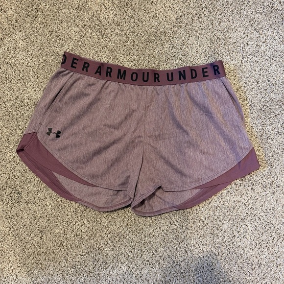 LG Pants - Under Armour Women's Athletic Shorts in Purple